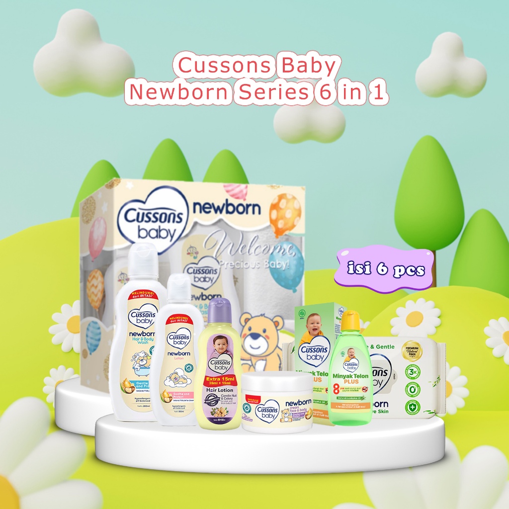 Cussons Baby Newborn Series 6-in-1 Bundling Complete for Newborn Baby ...