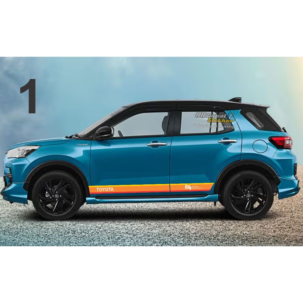 Toyota RAIZE CUSTOM CAR CUTTING STICKER 01 | Shopee Malaysia