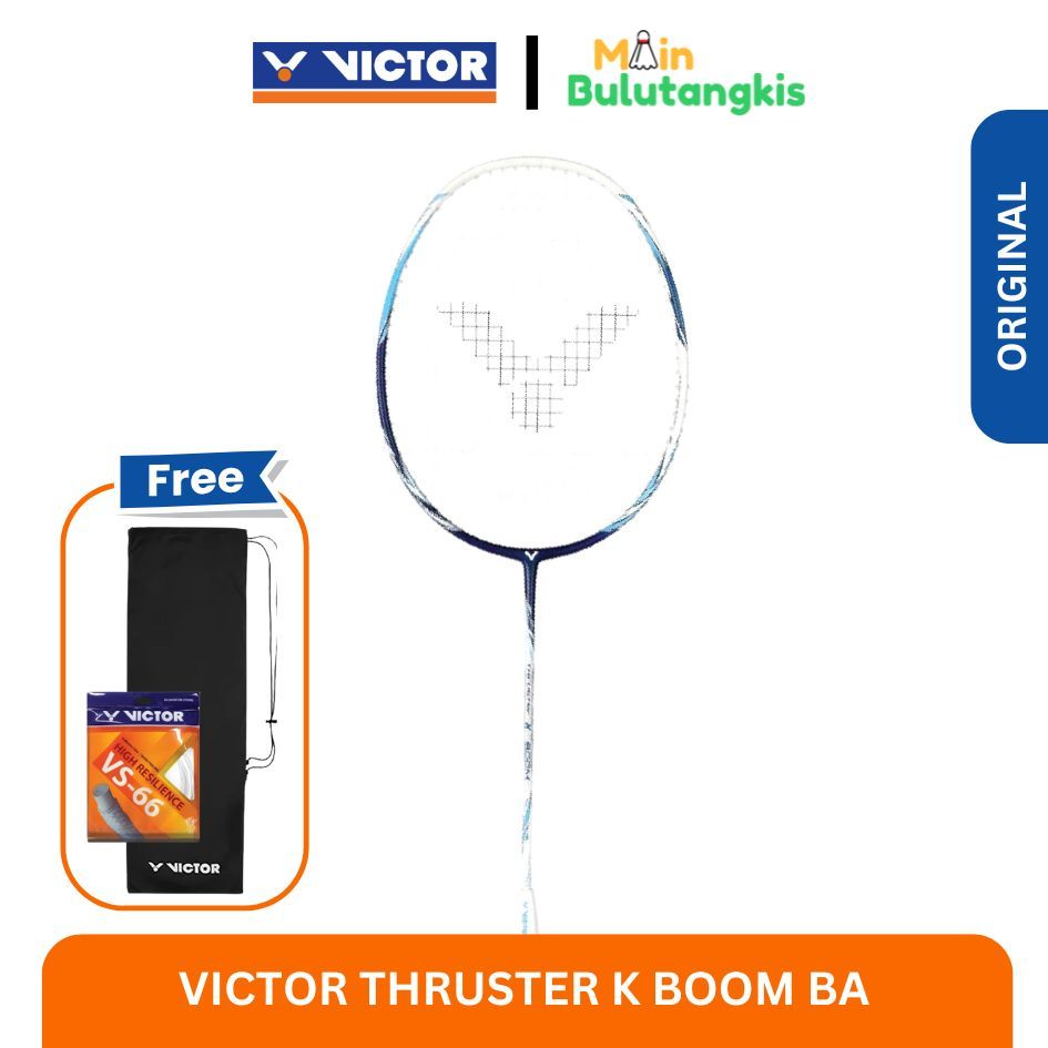 Victor Thruster K Boom BA Glacier Blue Original Badminton Racket ...