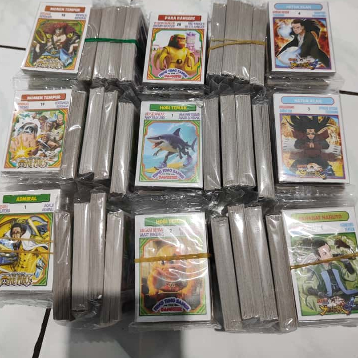 JUMBO AND SMALL QUARTET CARD CHILDREN'S TOYS CONTENTS 384 AND 320 ...