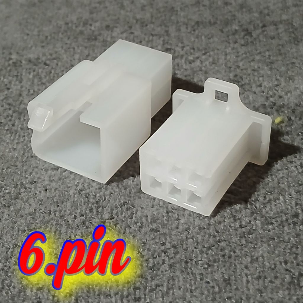Empty 6 Pin Connector Socket Male/Female Small 6Pin Motorcycle Cable ...