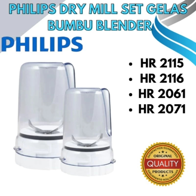 Philips Blender spice Mill glass Set | Shopee Malaysia