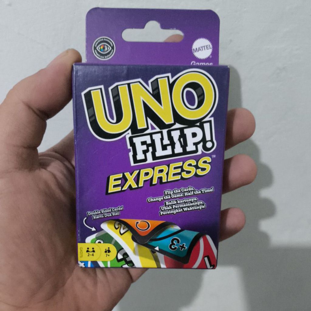 UNO FLIP Express Card fun children's toy Card | Shopee Malaysia