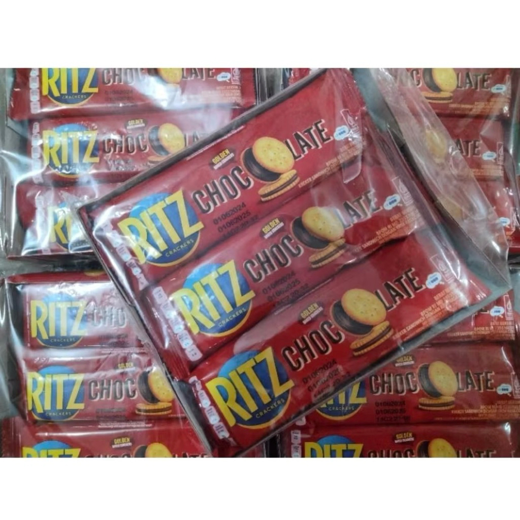 Ritz Chocolate Cheese Cracker Sandwich Chocolate Contents 12 Halal ...