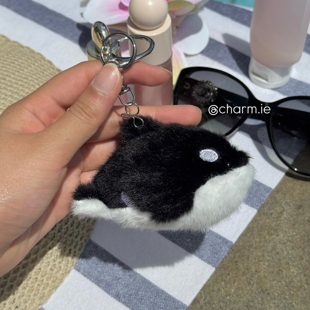 GANTUNGAN Charmie | Squeaky Orca Whale Bag Charm Bous Orka Cute Bag ...