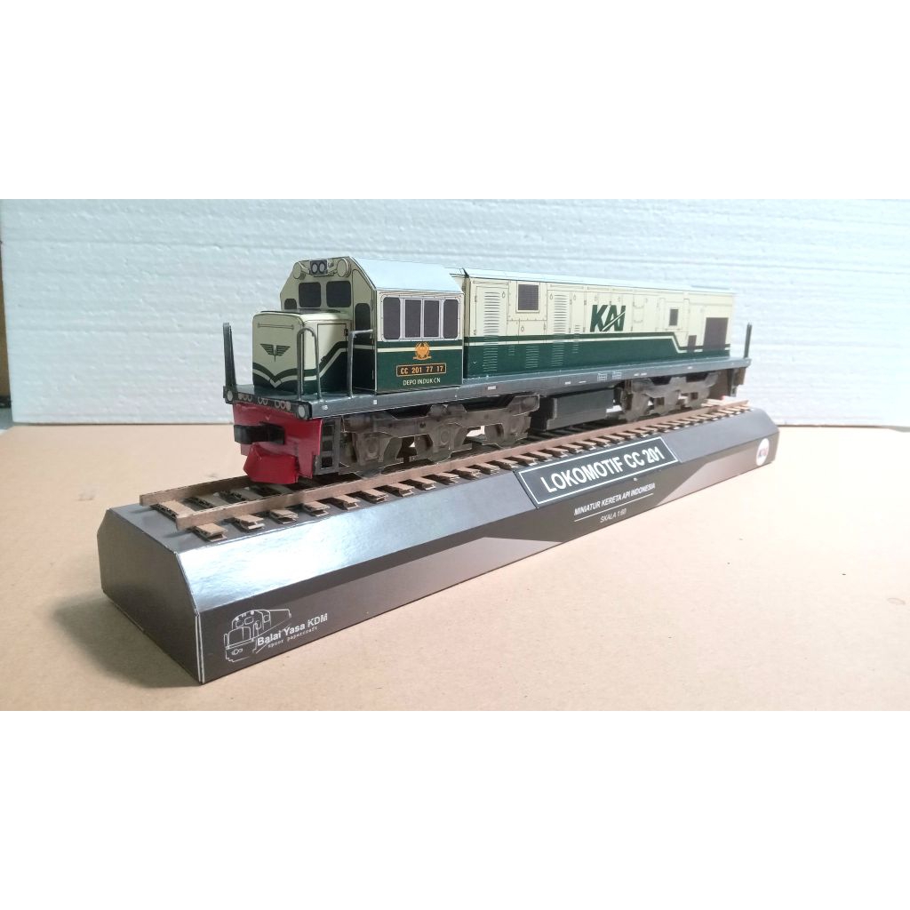 Papercraft miniature locomotive cc201 livery vintage Diecast | Shopee ...