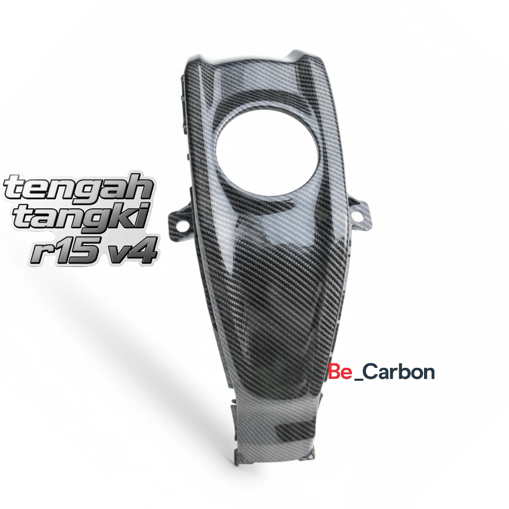 Original Yamaha R15M R15 V4 Connected Carbon Tank Cover Center | Shopee ...