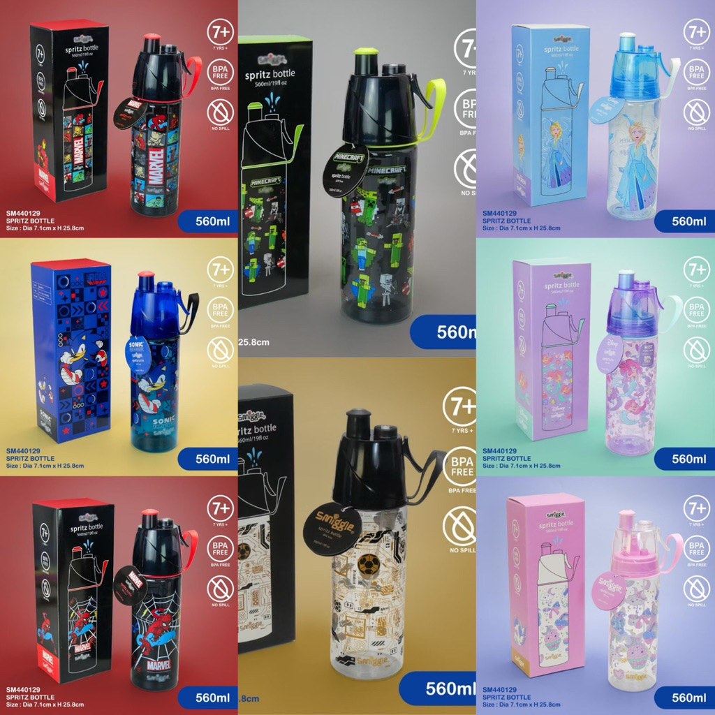 Children's spray mist bottle, children's drinking bottle, spray ...