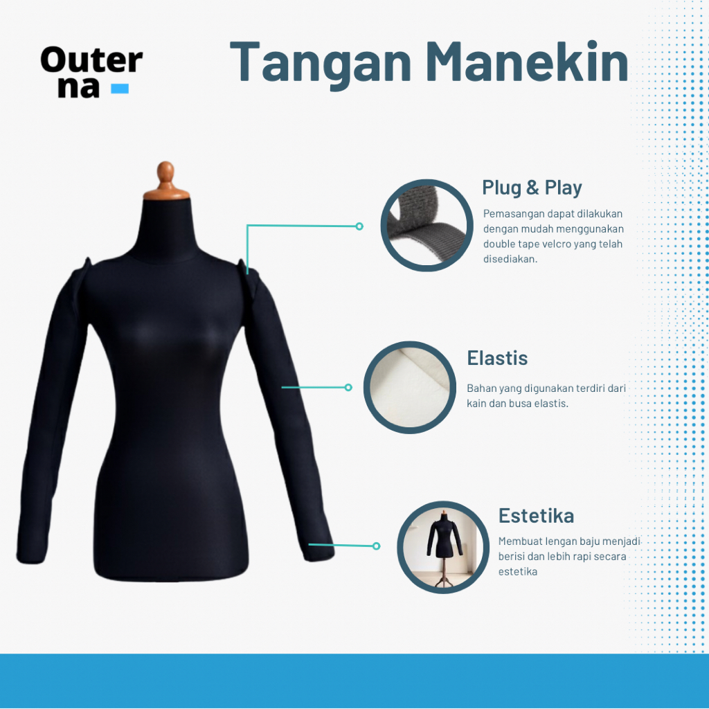 Mannequin Hand Display Clothes Foam Cloth Removable Installation ...