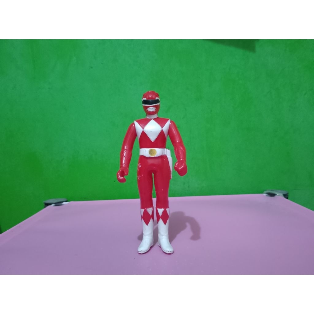 Figure MIGHTY MORPHIN POWER RANGERS - RED RANGER - Retro Vintage Rare ...