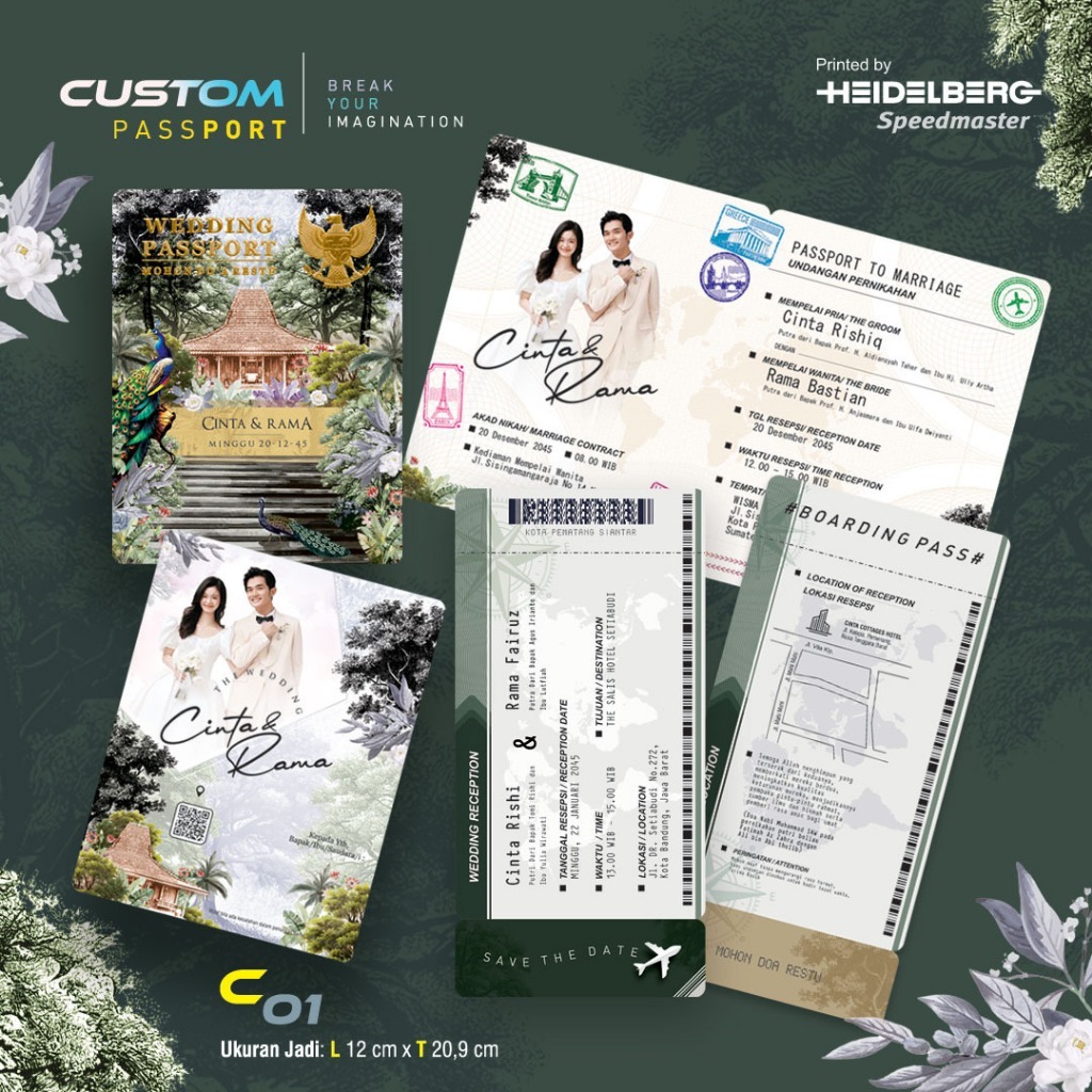 Custom 01 (Cover + Contents) Invitation Blanks | Free File Setting ...