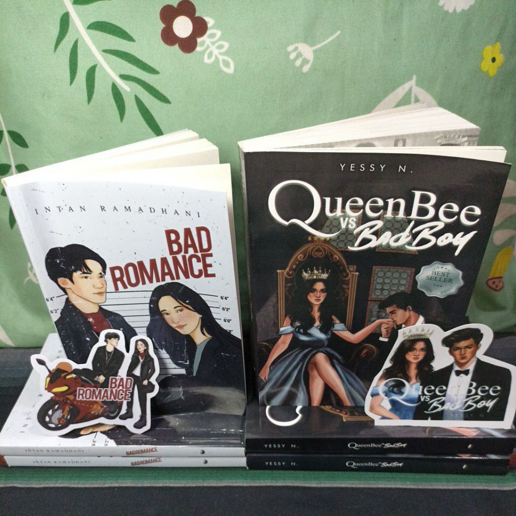TEENAGE NOVEL 1 PACKAGE 2 BOOKS BAD ROMANCE & QUEENBEE VS BADBOY ...