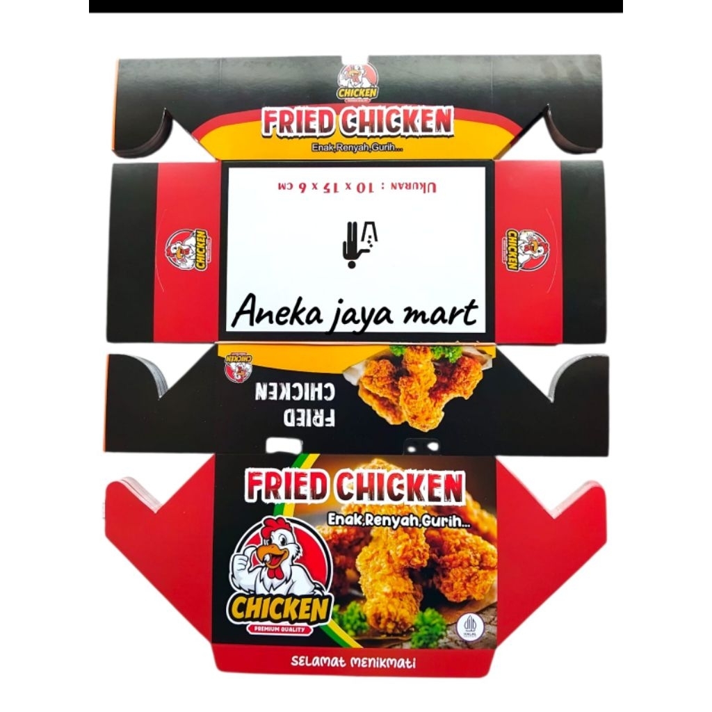 FRIED CHICKEN BOX LAMINATED VOIL FRIED CHICKEN PACKAGING BOX/ KFC BOX ...