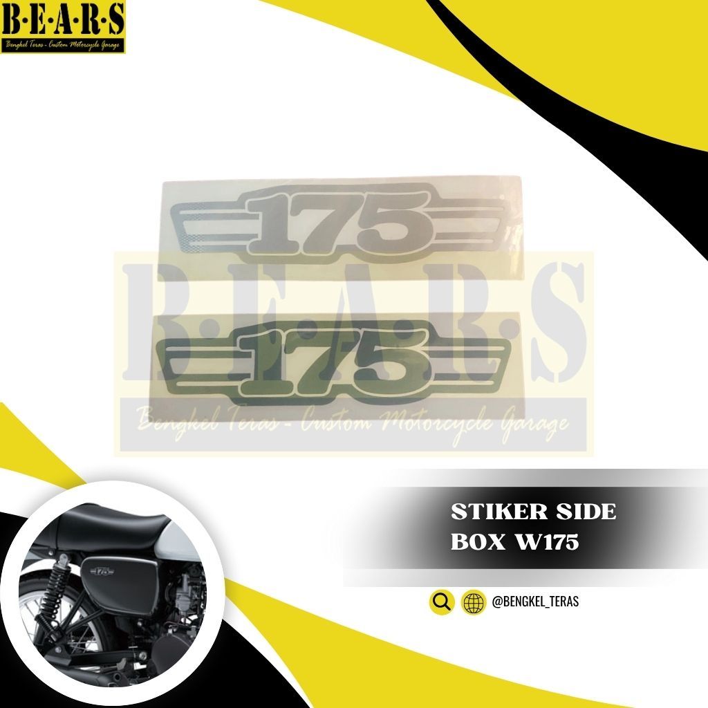 Body sticker kawasaki W175 Cutting sticker | Shopee Malaysia