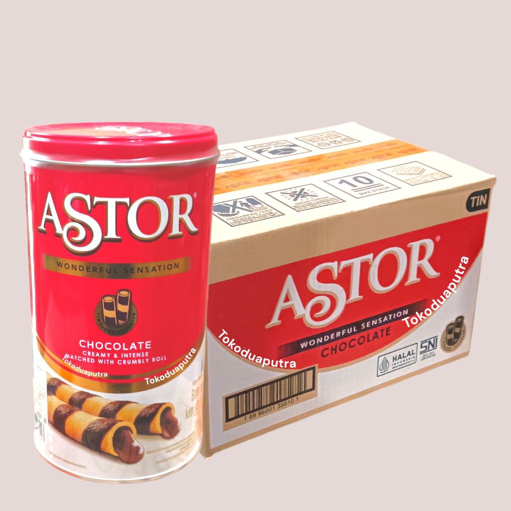 Astor double Chocolate Can 330 Gr X 6 cans Astor tin/ Astor chocolate ...