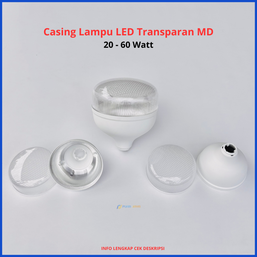 Eco Transparent LED Lamp Case Md 20 30 40 50 60 Watt Transparent Lamp ...