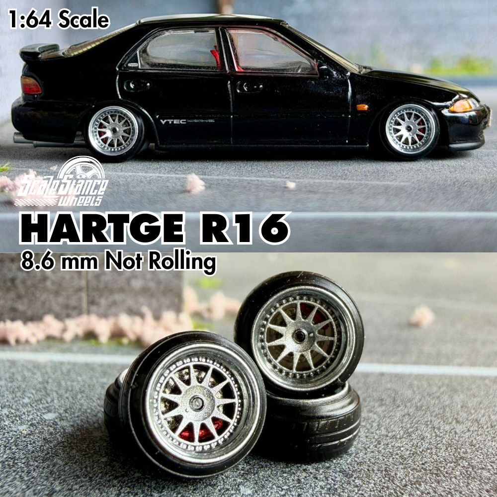 Diecast Rims 1: Scale Hartge R16 Size 8.6mm Scale Stance Mini Scale ...