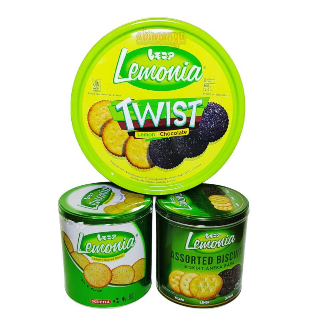 Nissin lemonia biscuits in canned packaging Lemon Cookies | Shopee Malaysia