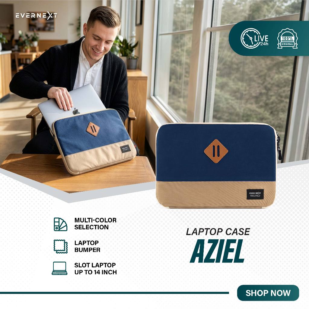 Evernext - Laptop Bag Soft Case Laptop 13-14