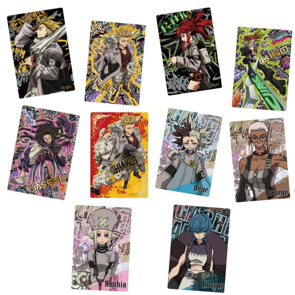 Official Unit Gachiakuta Wafer Card Photocard Bandai Zanka Engine Rudo ...