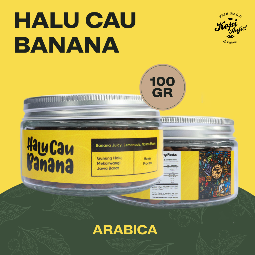 Anjis Coffee - Arabica Coffee Beans Halu Banana Specialty Roast Beans ...