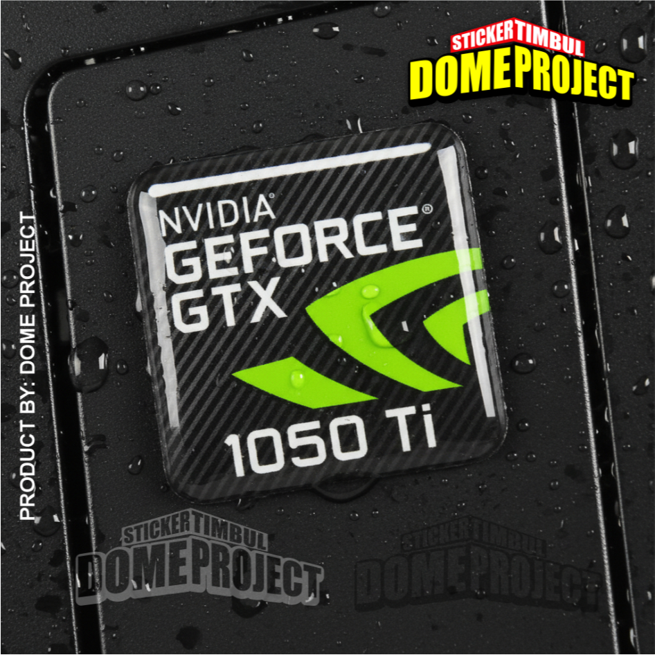 GEFORCE GTX 1050 Ti RAISED STICKER | Shopee Malaysia