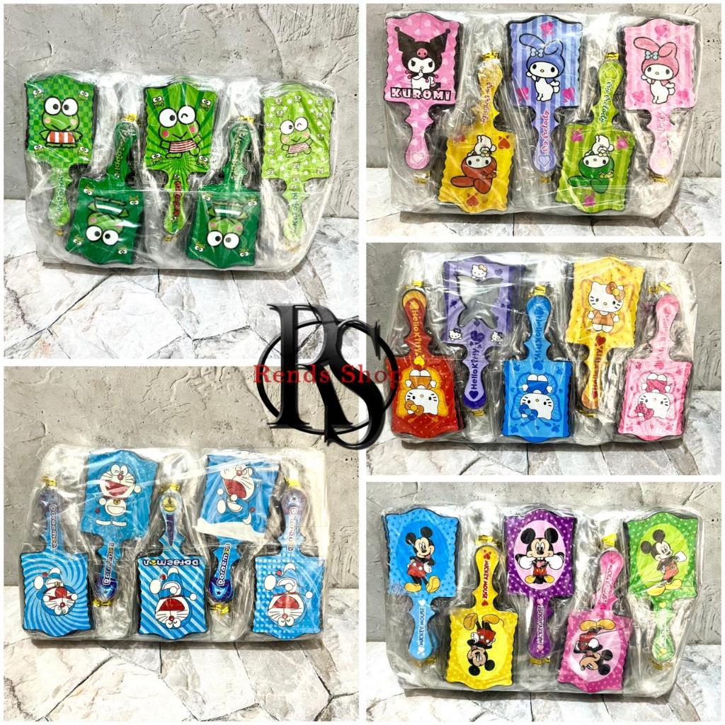 (Contents 50) CHARACTER Handle Glass Plastic Packaging Hello Kitty ...