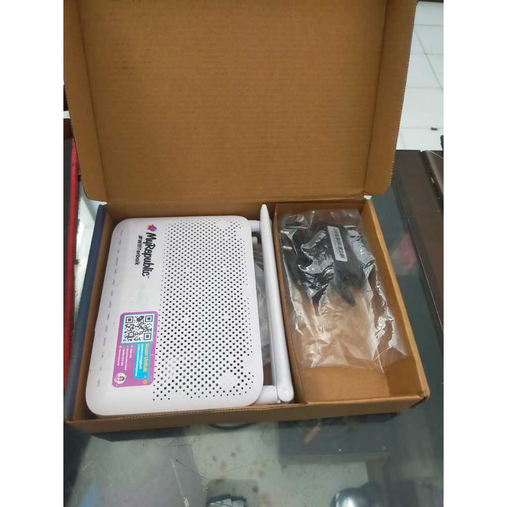 FIBERHOME D2 Router Like NEW FULLSET Port ADD WANbiru (HG6145D2 ...
