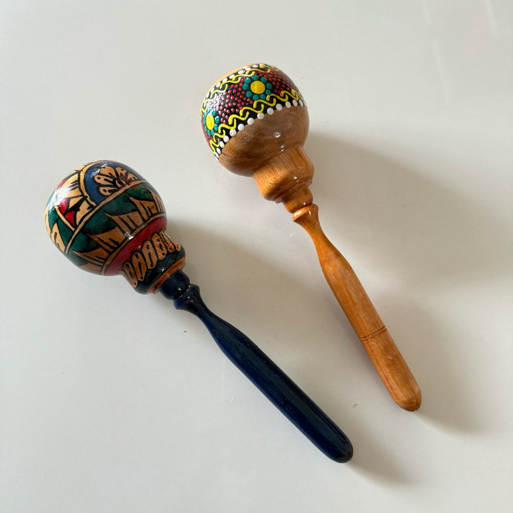 Maracas Pumpkin Musical Instrument Maracas Chayote Squash Stick Shaker ...