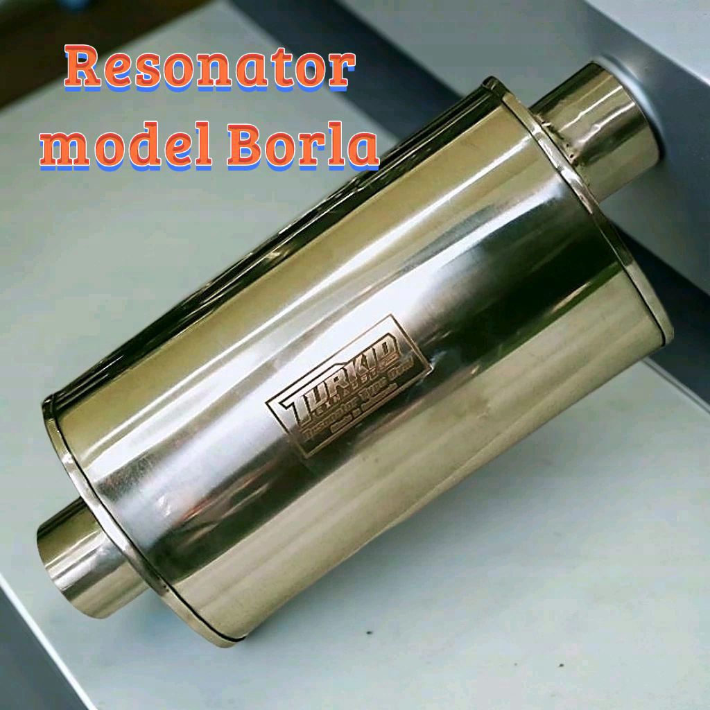 Racing Razor Borla Tube Resonator Oval Resonator Tube Racing Carknalpot ...