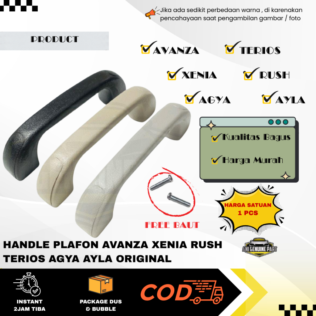 Avanza Veloz Xenia Agya Ayla Ceiling Handle Original | Shopee Malaysia
