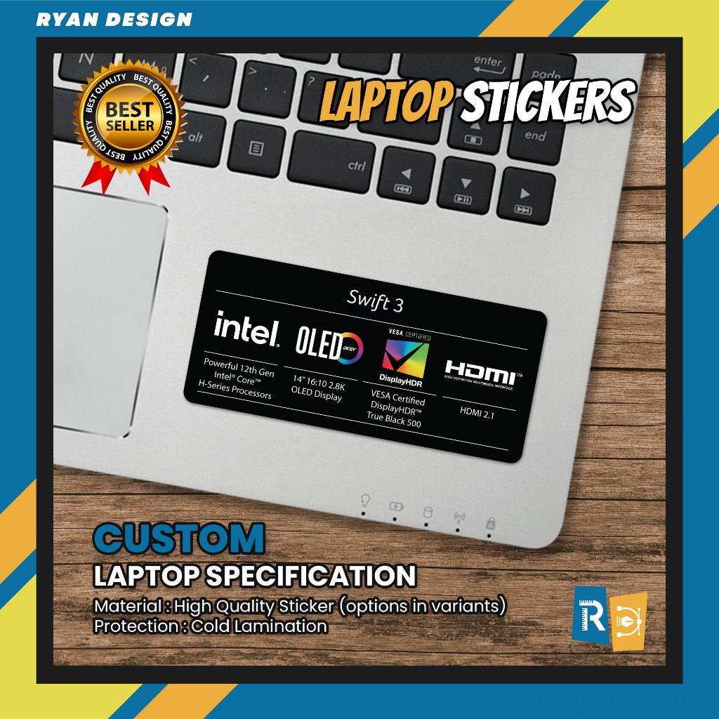 Acer Swift 3 Oled Laptop Logo Sticker Laptop Features Specifications ...