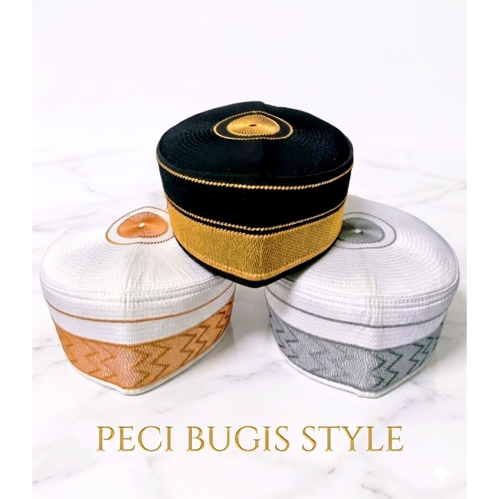 ELEGANT BUGIS STYLE Hajj Cap | Shopee Malaysia