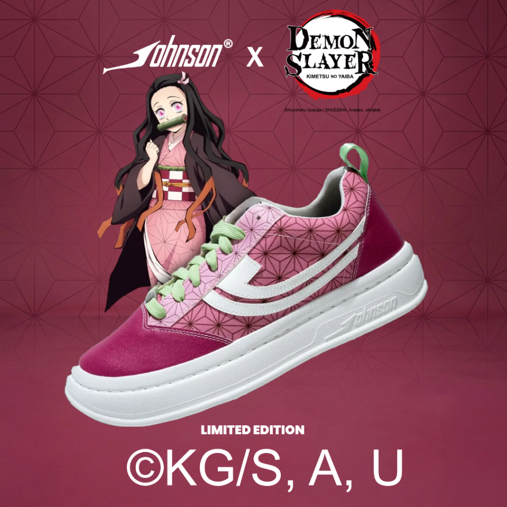 JOHNSON X SNEAKERS Demon Slayer - NEZUKO | OFFICIAL LICENSE OFFICIAL ...
