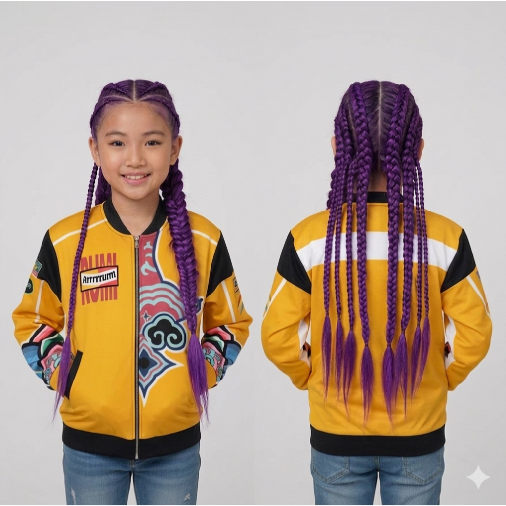 Rumi Mira Zoey Huntrix Kpop Demon Hunters Kids Jacket Rumi Huntrix ...