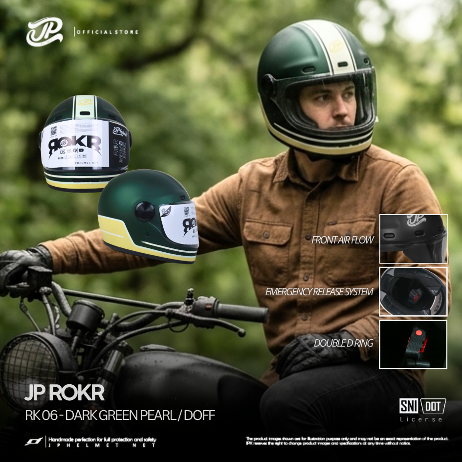 Retro Full Face Helmet for Men DailyWanita for Automatic Motorcycles ...