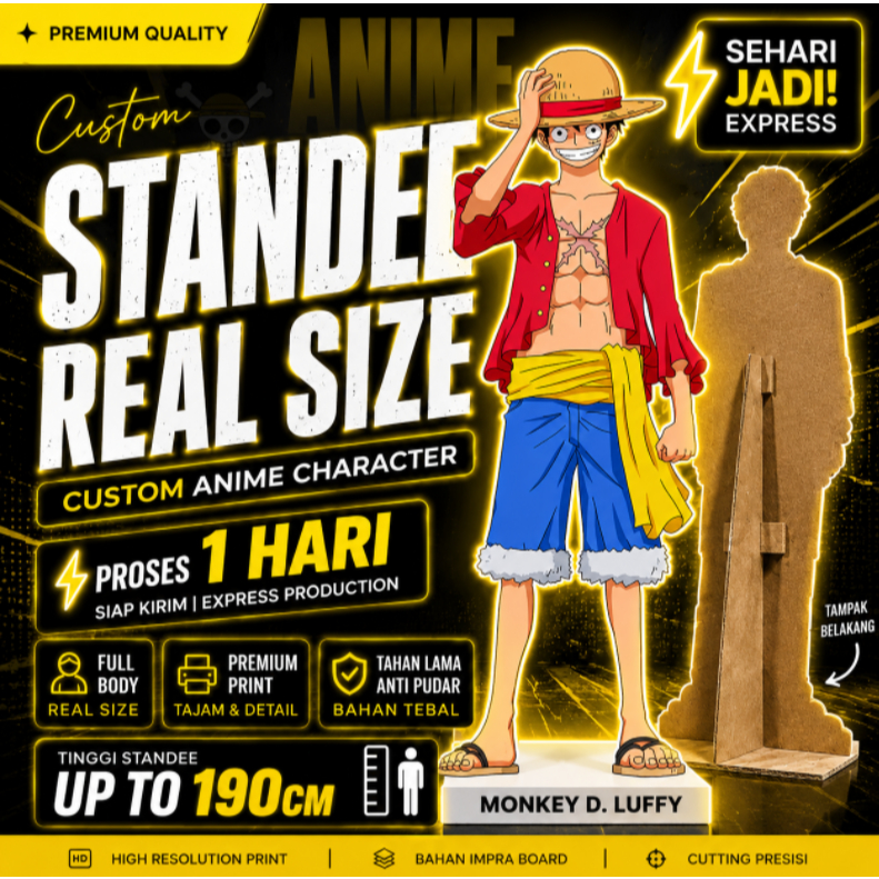 Custom Real Size Anime Standee | Shopee Malaysia