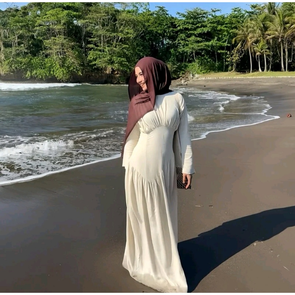 beach dress muslimah 3 Pieces Set Halal Islamic Swimwear Burkinis Beach Wear Hijab Swimsuit –  Urgarment