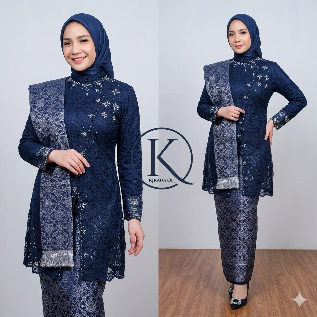 KIRANA OL - Sequin Kebaya Busui Modern - Kebaya Party/Graduation ...