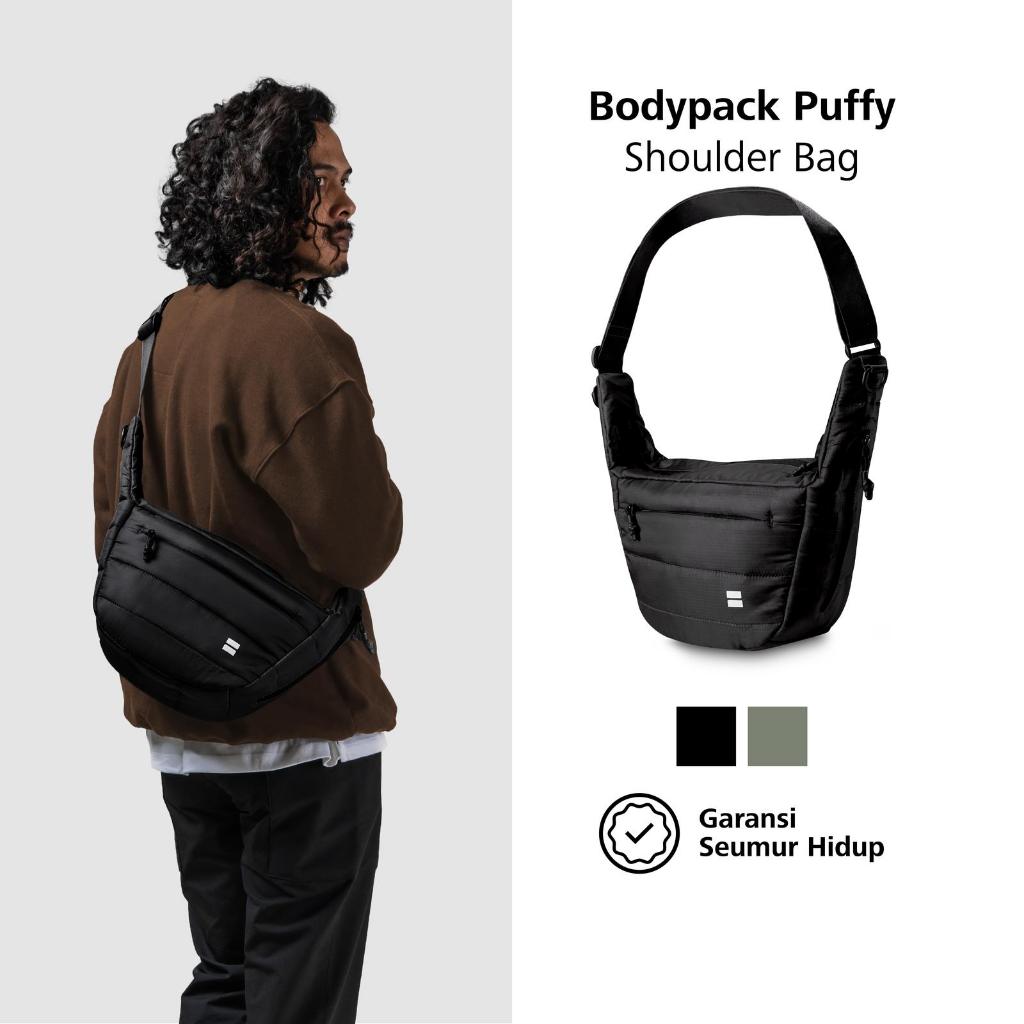 Bodypack Puffy Shoulder 1.0 Basic Shoulder Bag | Shopee Malaysia