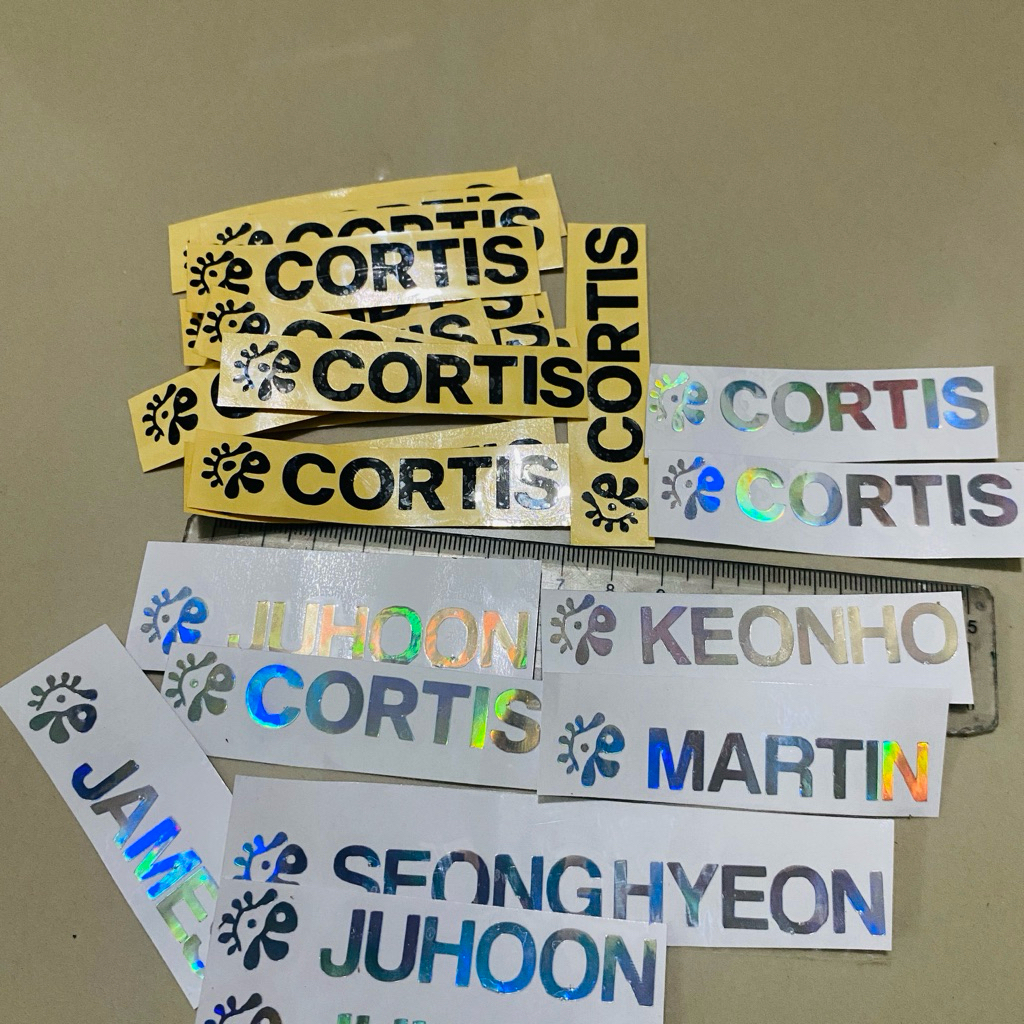 CORTIS HOLOGRAM STICKERS KPOP CUTTING STICKERS Hologram Sticker ...