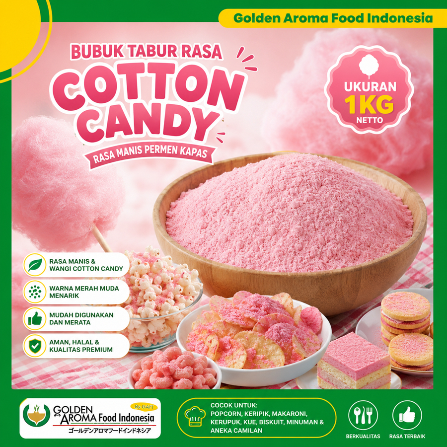 Cotton Candy Flavored Sprinkle Seasoning 1Kg Powder Candy ...