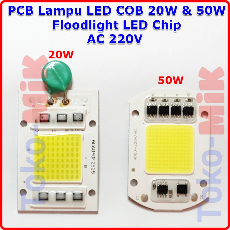 White HPL COB LED PCB Module Aluminum PCB 50W 20W 50 Watt 20 Watt ...