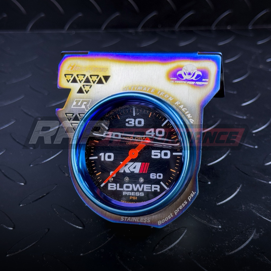 BRACKET BOOST METER IRON BAR BLUE TITANIUM ORIGINAL THAILAND | Shopee ...