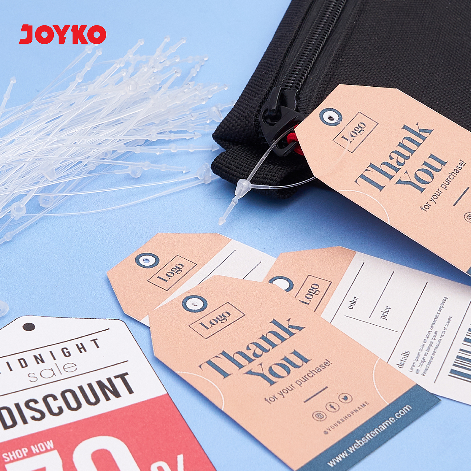 Loop Pin Label Hang RopeTAG Joyko LPN-1~2 Label MarkerTAG Label Sticker ...