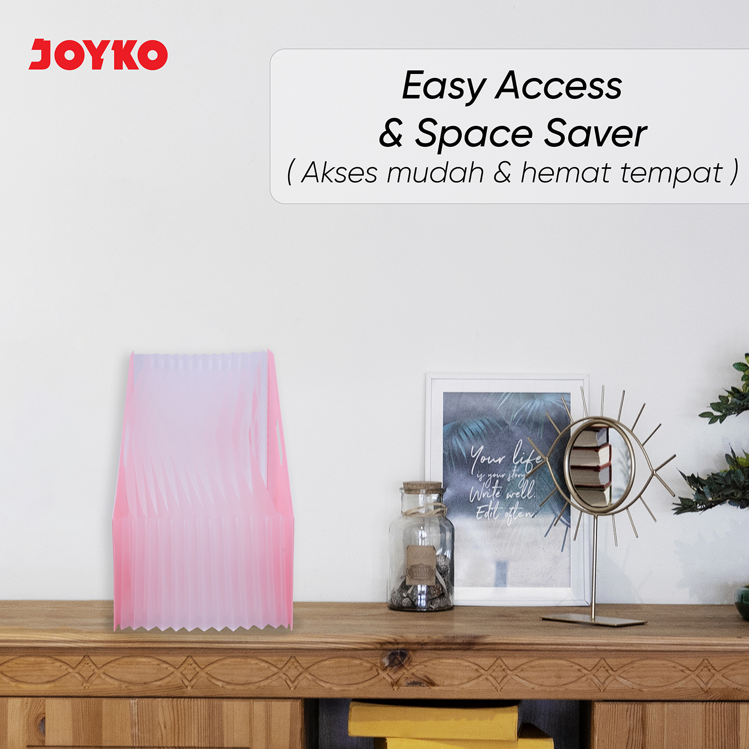 Expanding File Map Organizer Joyko EF-12 13Pockets File Folder File ...