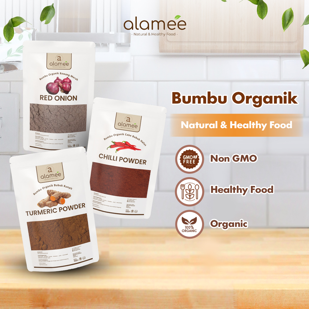 PUTIH Alamee Kitchen Seasoning Powder Complete Garlic Ginger Paprika ...