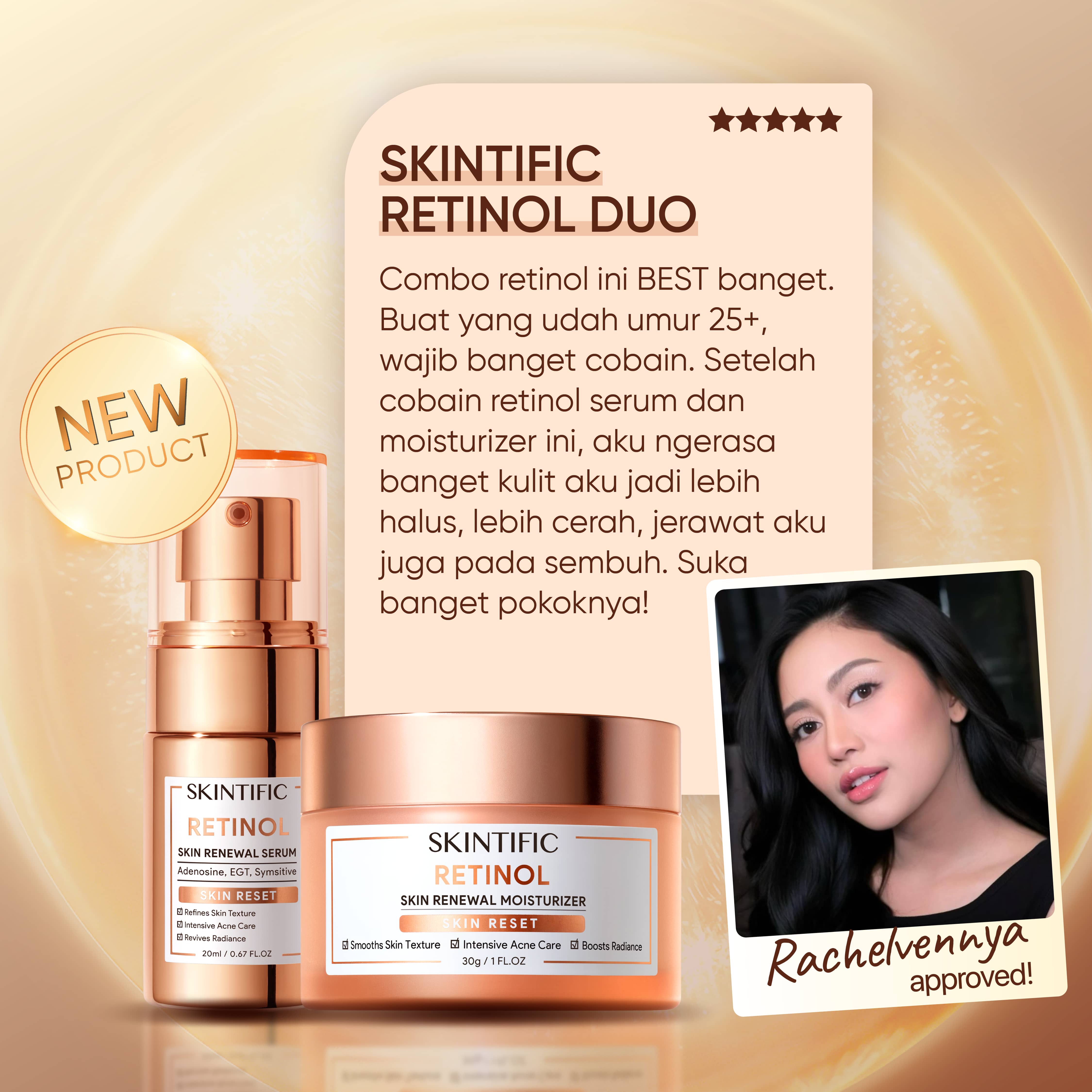 [New Launch] SKINTIFIC - 2PCS PACKET Anti Aging Set Retinol Skin ...