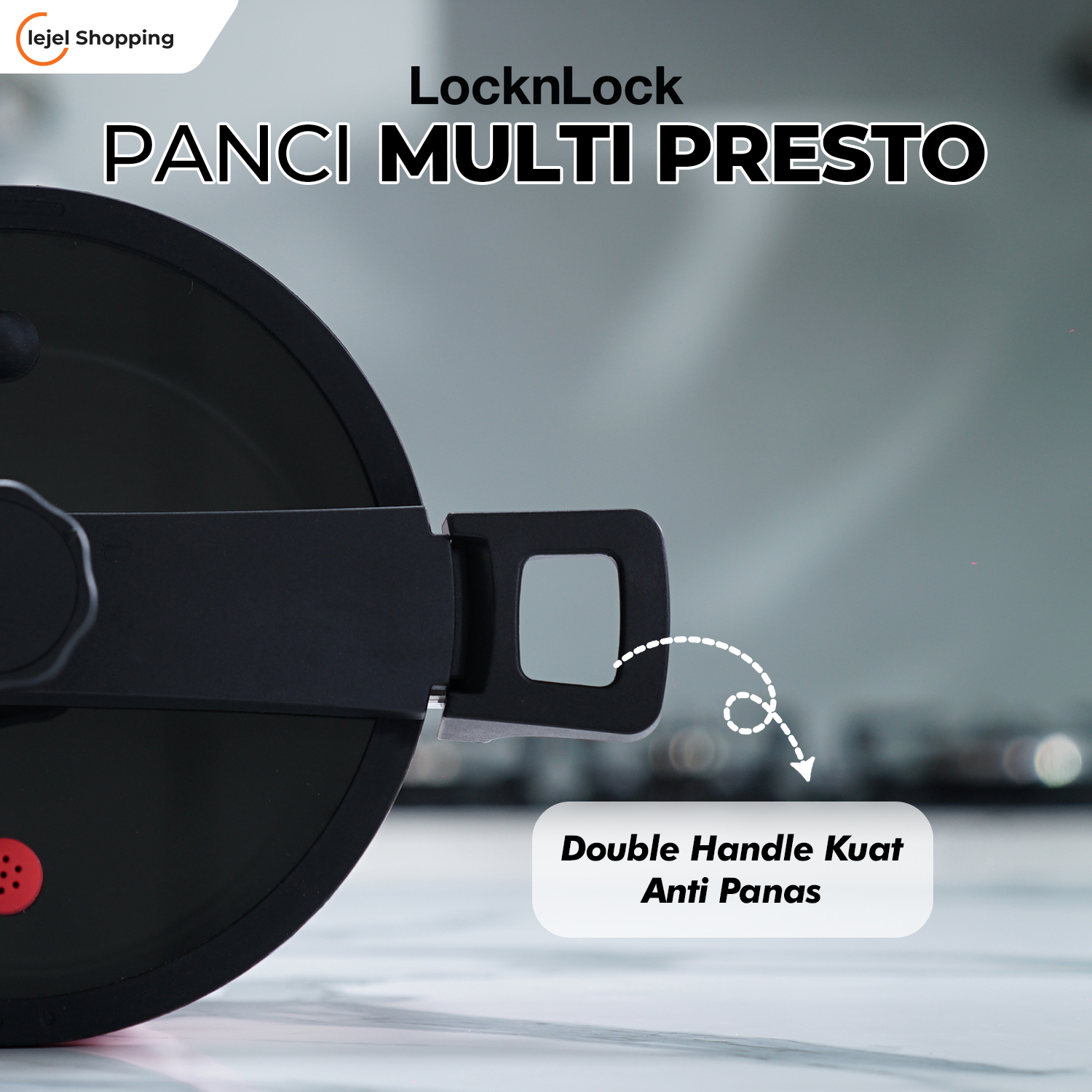 Locknlock Multi Presto Pot CCP2401 6L Burnt Coral (NonStick Pot