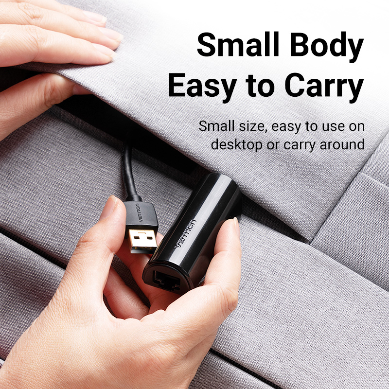Vention USB A 3.0 to LAN RJ45 Ethernet Adapter High Speed 100Mbps - CEG ...